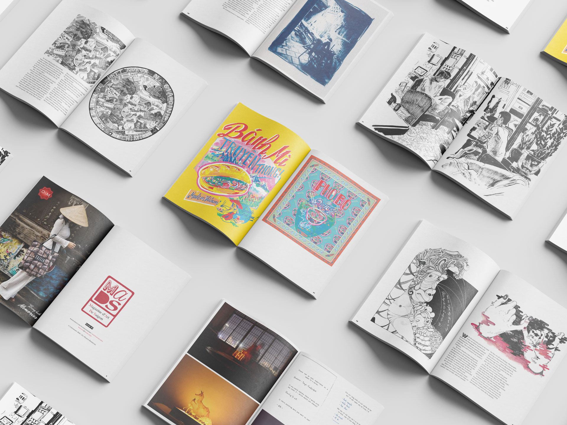 MADS Magazine – Selected magazine spreads