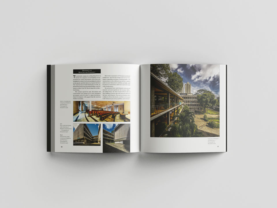 Book design for Mel Schenck – "Southern Vietnamese Modernist Architecture" Book design for Mel Schenck – "Southern Vietnamese Modernist Architecture"