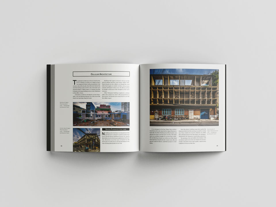 Book design for Mel Schenck – "Southern Vietnamese Modernist Architecture" Book design for Mel Schenck – "Southern Vietnamese Modernist Architecture"